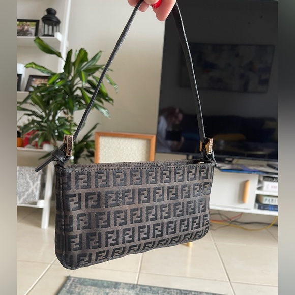 Fendi Handbags - Fendi zucca pochette